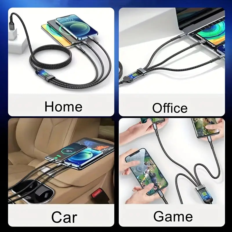 Max 3-in-1 Fast Charging Cable,