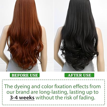 Black Hair Dye Shampoo 3 in 1