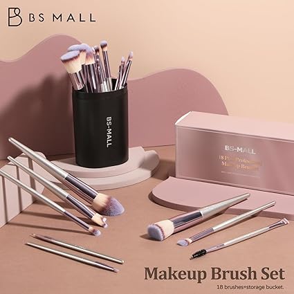 BS-MALL Makeup Brush Set (18 Pcs)