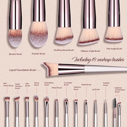 BS-MALL Makeup Brush Set (18 Pcs)