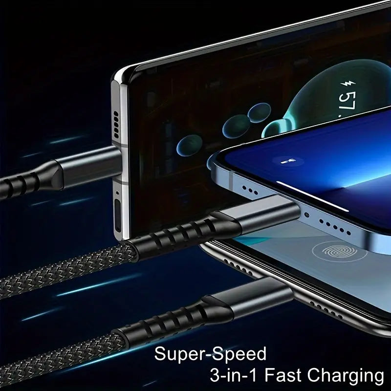 Max 3-in-1 Fast Charging Cable,