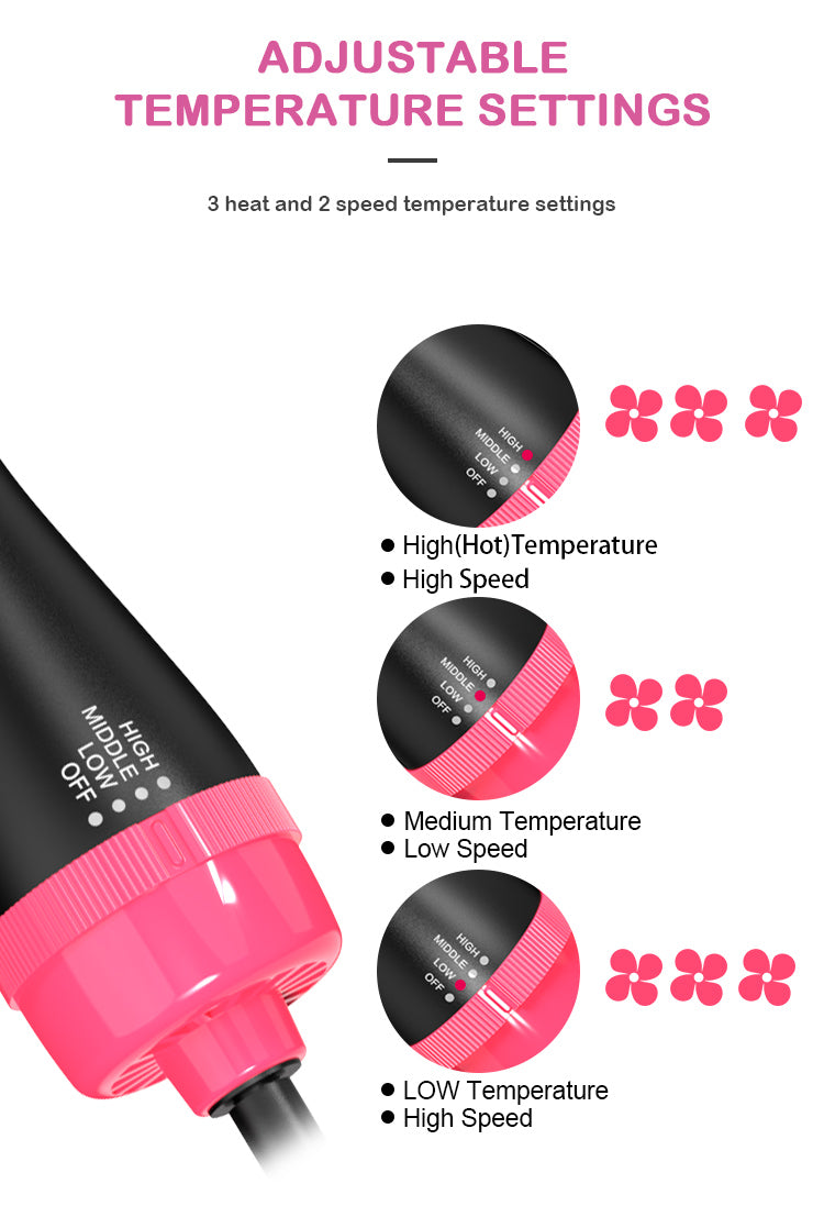 One Step Hot Air Brush (Dryer + Styler)