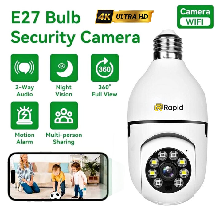 Light Bulb Security Camera