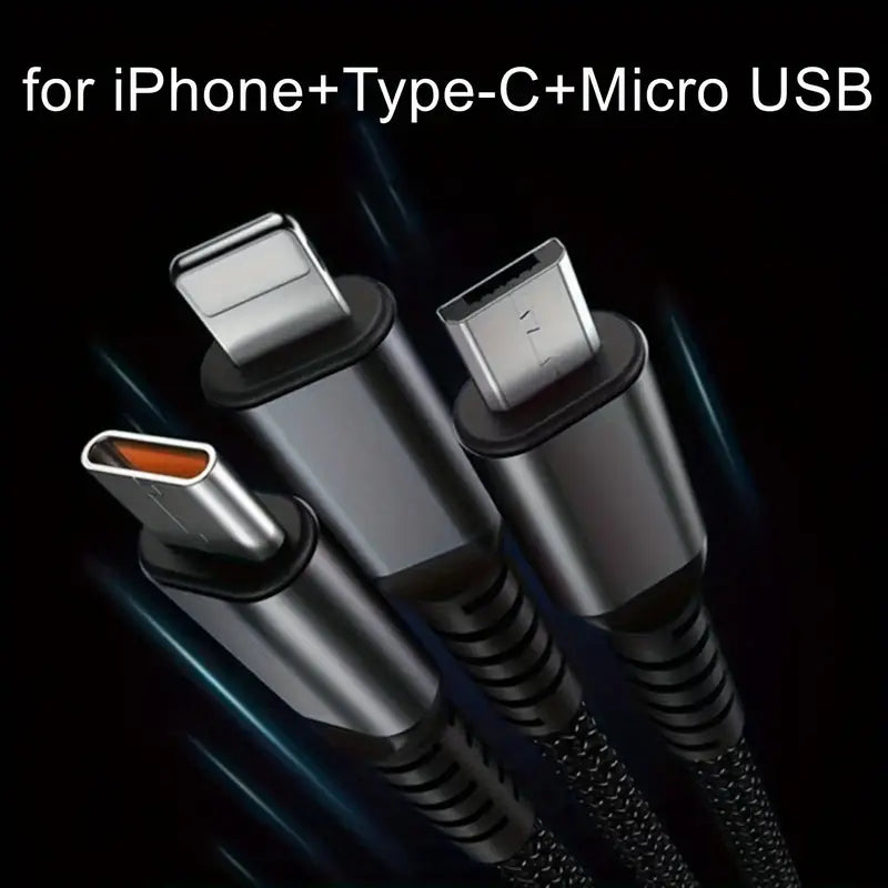 Max 3-in-1 Fast Charging Cable,